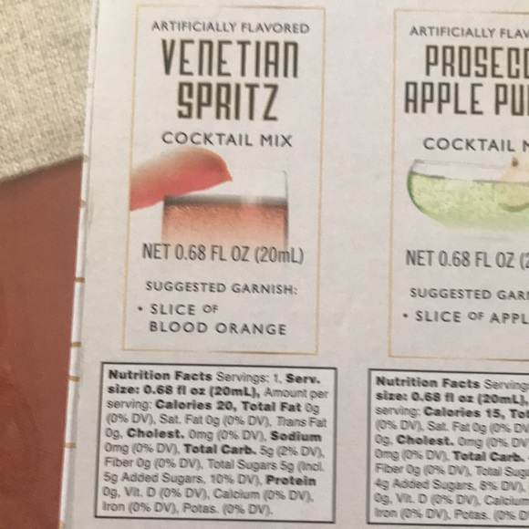 Mini flavoring bottles for Prosecco 7 out of 12 - Picture 9 of 11